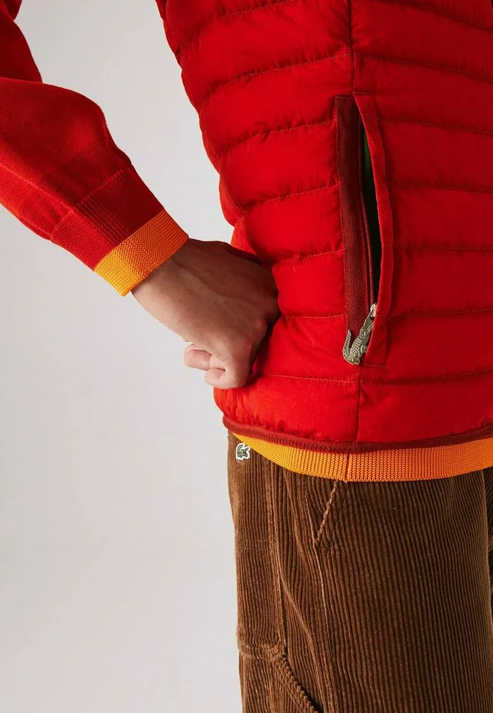 Lacoste PLUS - Veste Sans Manches - Rouge 3 Lacoste PLUS - Veste Sans Manches - Rouge – Image 3