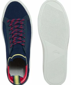 Lacoste Baskets Basses - Nvy/red