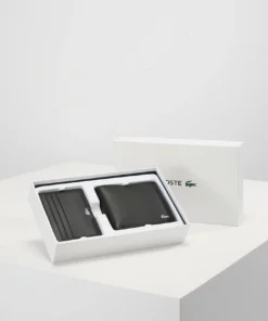 Lacoste BILLFOLD COIN BOX SET - Portefeuille - Black