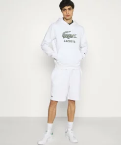 Lacoste Sweatshirt - White -Lacoste Soldes Magasin 9182f73c94a540719bd4184234fd233d