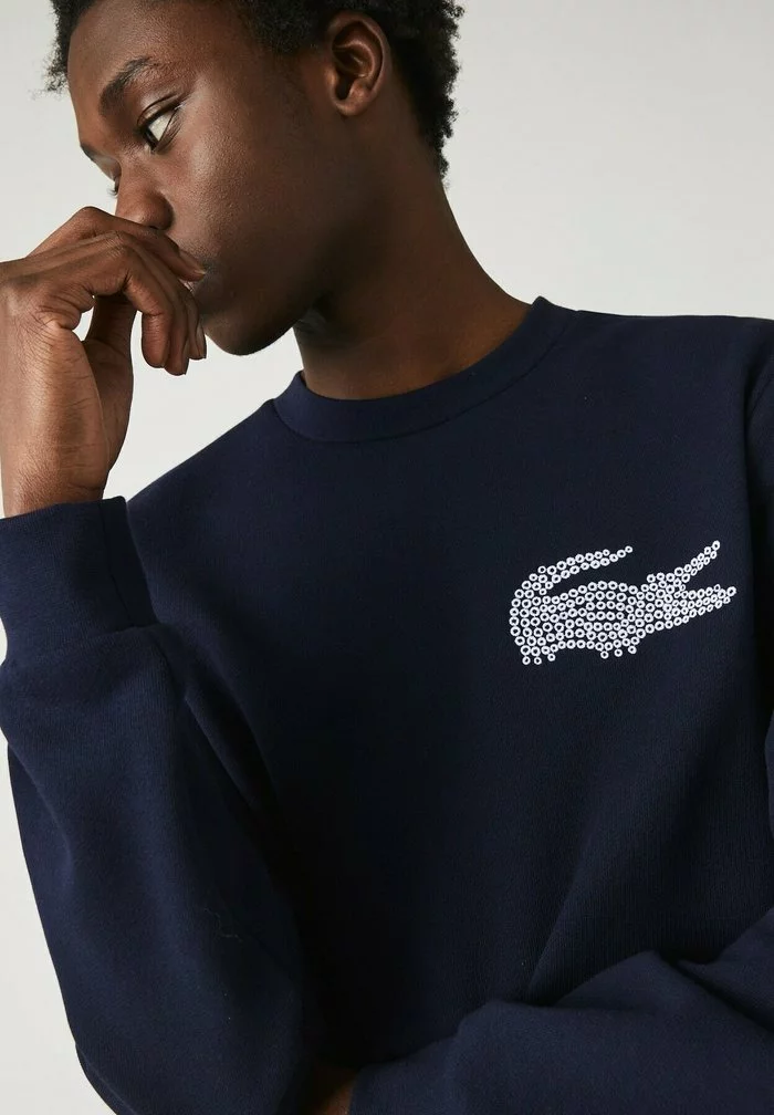 Lacoste Sweatshirt - Bleu Marine 3 Lacoste Sweatshirt - Bleu Marine – Image 3