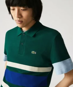 Lacoste HEREN KORTE MOUW - Polo - Vert / Beige / Bleu / Bleu Clair -Lacoste Soldes Magasin 91c44135a07a4a06b9a7626c28ce0a36