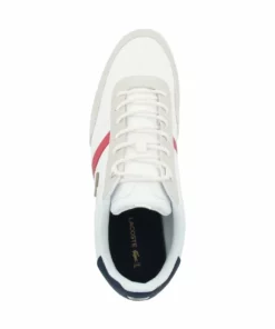 Lacoste GIRON - Baskets Basses - White-navy -Lacoste Soldes Magasin 93307bb109424e9c8112438fc1e12e67
