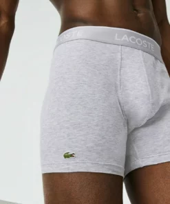 Lacoste 3 PACK - Shorty - Noir / Blanc / Gris Chine -Lacoste Soldes Magasin 93cad5c71b2c4e53a19b23ef35f68ead