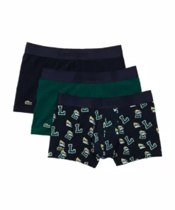 Lacoste Shorty - Bleu Marine / Vert -Lacoste Soldes Magasin 9477af9166cf490daa9c7737e781dec8