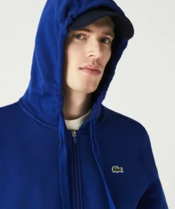 Lacoste PLUS - Sweat à Capuche Zippé - Bleu Bleu -Lacoste Soldes Magasin 94c043a7c904420abc8c77e9b6584ebe