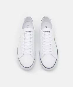 Lacoste GRIPSHOT - Baskets Basses - White/navy -Lacoste Soldes Magasin 9636f01c491a465bae7180c5744c35f9