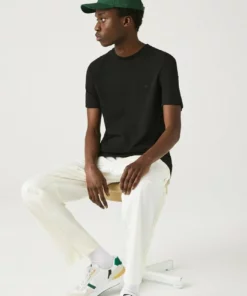 Lacoste T-shirt Basique - Noir -Lacoste Soldes Magasin 9653a2b4639d45c7b38459a176ced6bd