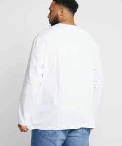 Lacoste T-shirt à Manches Longues - White -Lacoste Soldes Magasin 96e91a7a54e94b49a63224b6dc082b54