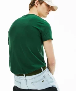 Lacoste T-shirt Basique - Evergreen 6 Lacoste T-shirt Basique - Evergreen -Lacoste Soldes Magasin 976ac3a4de324feb850a29b82d9f587a