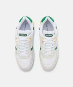 Lacoste Baskets Basses - White/green -Lacoste Soldes Magasin 98720a64b945479391479c0c62c5b32c