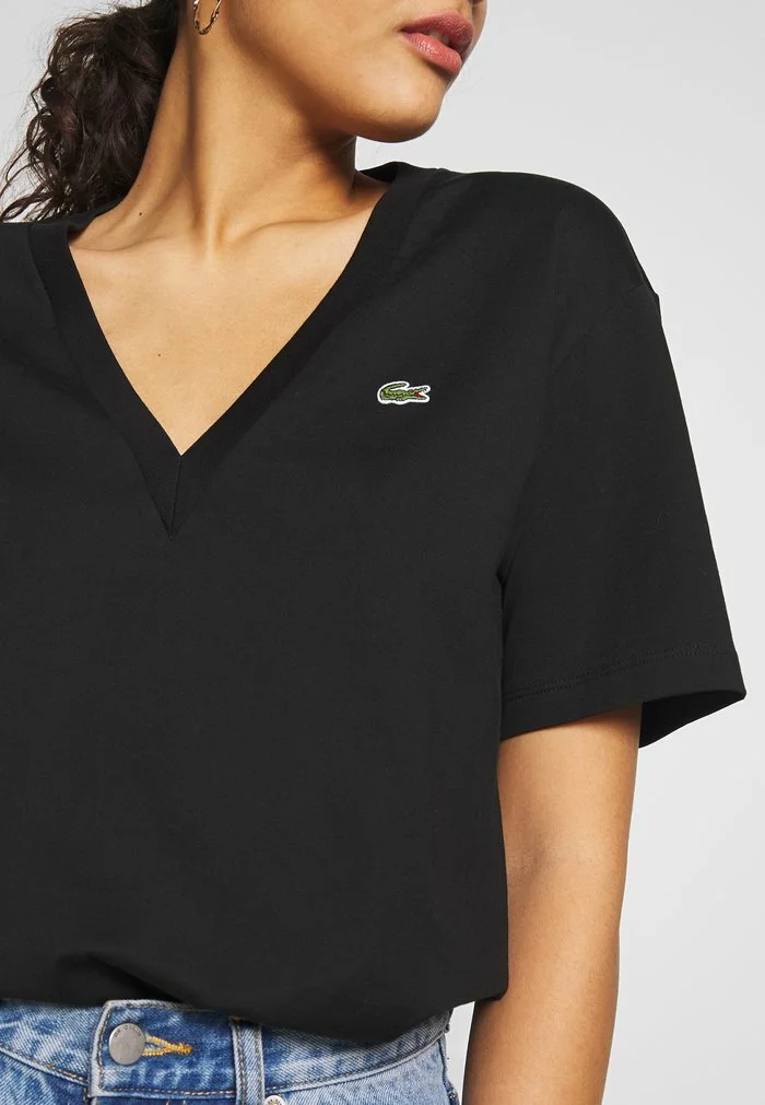 Lacoste T-shirt Basique - Black 5 Lacoste T-shirt Basique - Black – Image 5