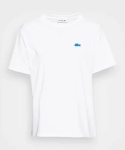 Lacoste EXCLUSIVE - T-shirt Basique - White -Lacoste Soldes Magasin 99fd7981fea8449ab9b6017764df7ee2