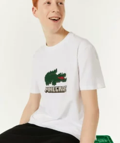Lacoste X MINECRAFT SET - Pyjama - Blanc / Noir -Lacoste Soldes Magasin 9a7cd40a84af4b18a20fe4ed6966e59a