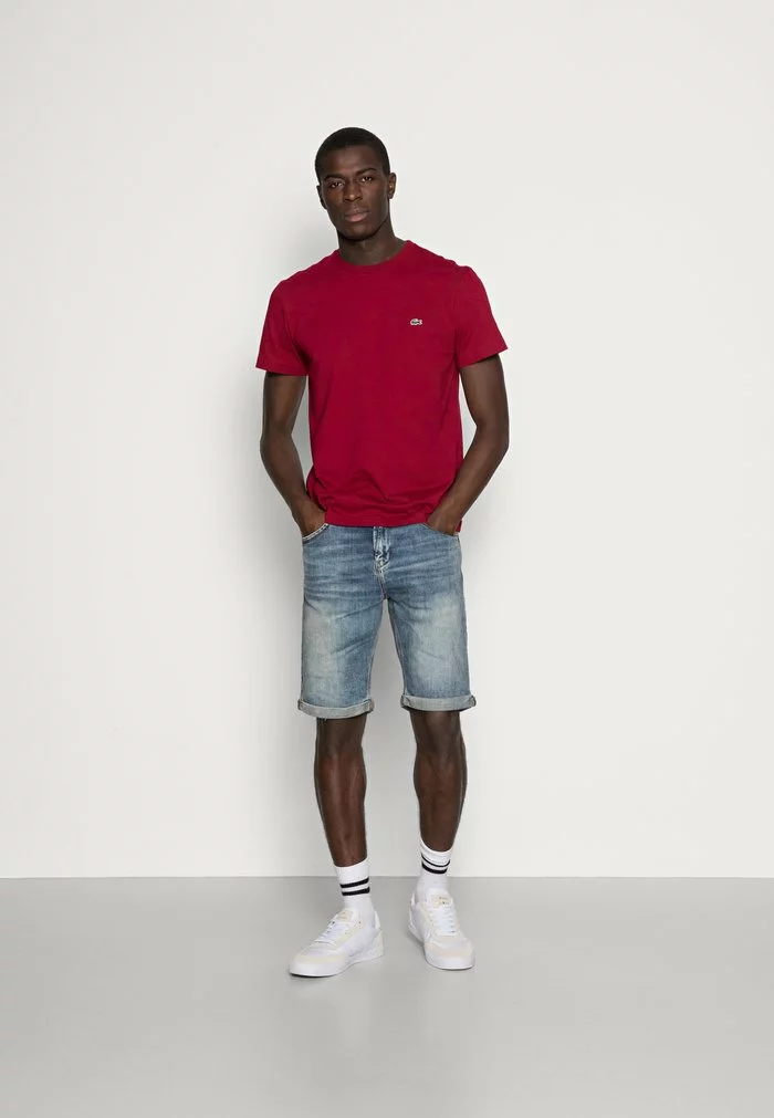 Lacoste T-shirt Basique - Bordeaux 2 Lacoste T-shirt Basique - Bordeaux – Image 2