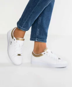 Lacoste STRAIGHTSET CAW - Baskets Basses - White/gold