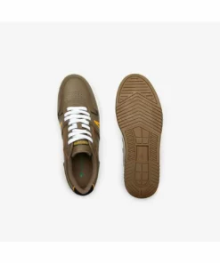 Lacoste L001 - Baskets Basses - Dk Brw/blk -Lacoste Soldes Magasin 9d2588498b1d4d35ba5efa767ffa26e6