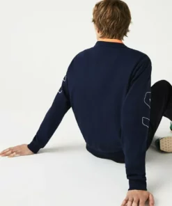 Lacoste Sweatshirt - Bleu Marine -Lacoste Soldes Magasin 9d5e5e6a460e474d985600f93de19272
