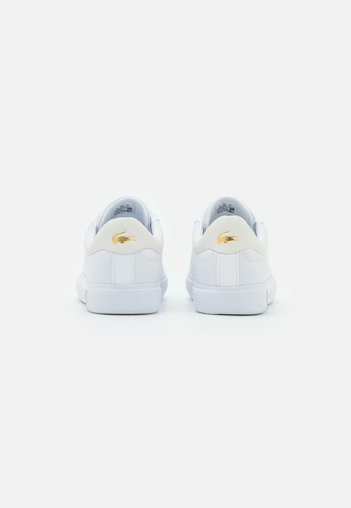 Lacoste POWERCOURT - Baskets Basses - White/gold 4 Lacoste POWERCOURT - Baskets Basses - White/gold â Image 4
