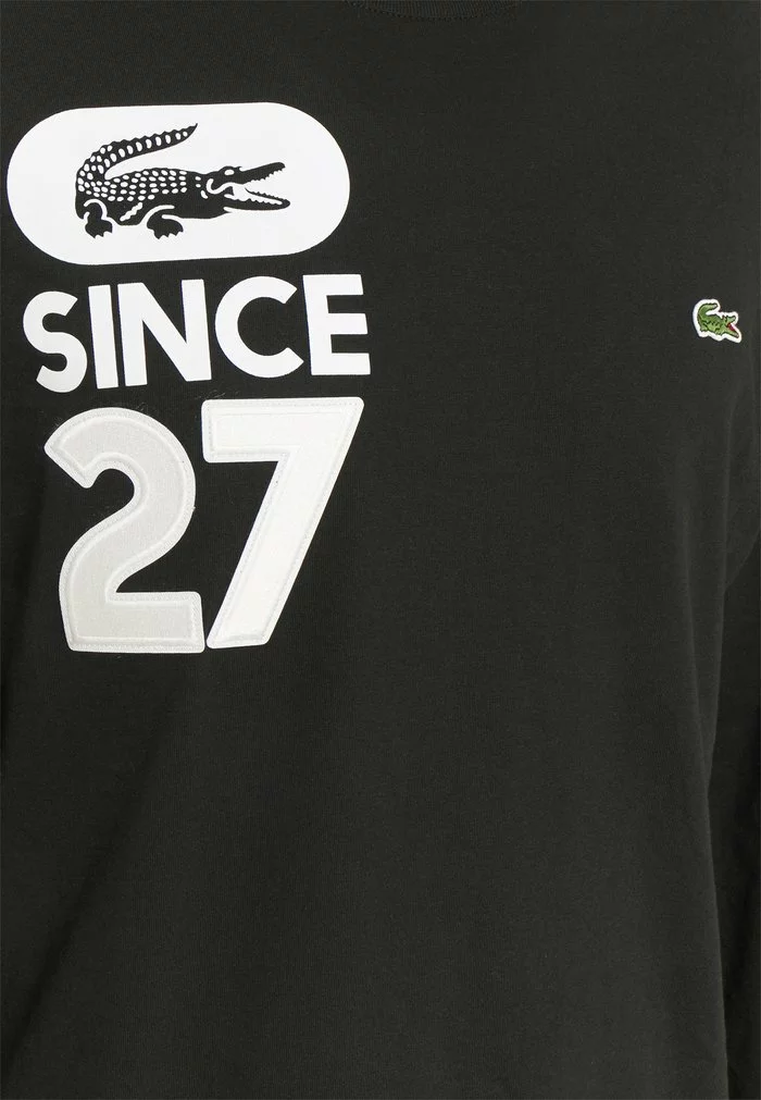 Lacoste T-shirt à Manches Longues - Noir 7 Lacoste T-shirt à Manches Longues - Noir – Image 7