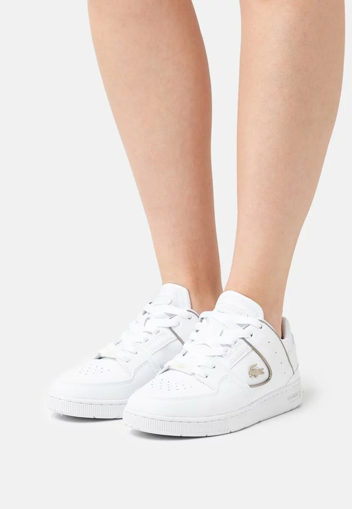 Lacoste COURT CAGE - Baskets Basses - White/platinum 1 Lacoste COURT CAGE - Baskets Basses - White/platinum