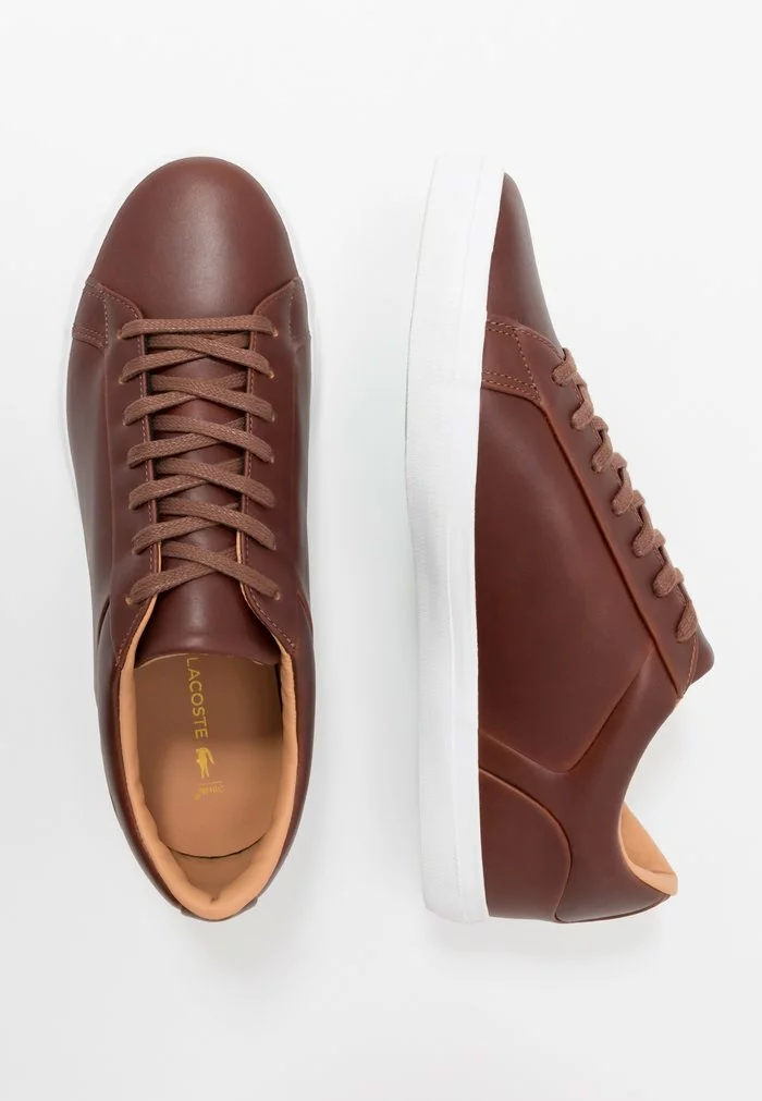 Lacoste LEROND - Baskets Basses - Brown/white 2 Lacoste LEROND - Baskets Basses - Brown/white – Image 2