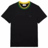Lacoste T-shirt Basique - Bleu Marine / Jaune / Noir / Vert
