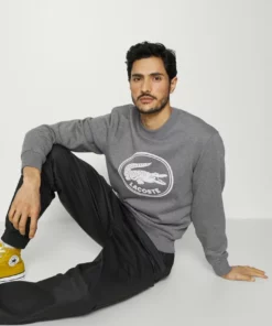 Lacoste Sweatshirt - Heather Lead -Lacoste Soldes Magasin a0d1e9dc4cc94c7da07b12444a2124fb