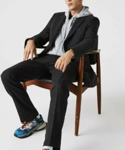 Lacoste Blazer - Gris -Lacoste Soldes Magasin a0f733a2bae3475d91e2623f5553fe9d