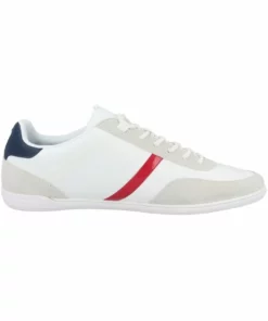 Lacoste GIRON - Baskets Basses - White-navy -Lacoste Soldes Magasin a12c6c9046824a96971e37a5af390d86