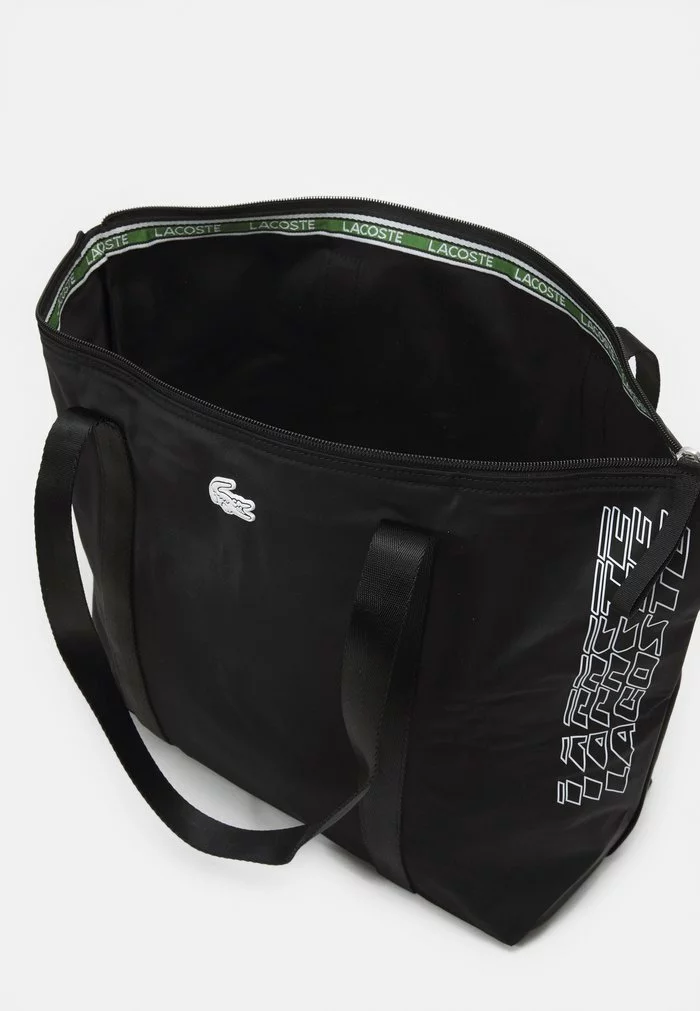 Lacoste EXCLUSIVE - Cabas - Noir Blanc 4 Lacoste EXCLUSIVE - Cabas - Noir Blanc – Image 4