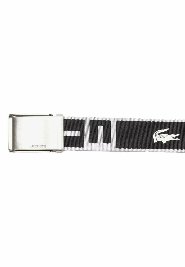 Lacoste STRAP - Ceinture - Noir/blanc 4 Lacoste STRAP - Ceinture - Noir/blanc – Image 4