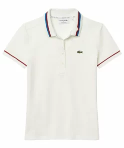 Lacoste Polo - Blanc / Rouge / Bleu -Lacoste Soldes Magasin a22d9c406967473c8283aff37fae2441