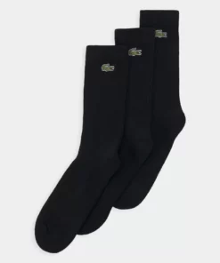 Lacoste 3 PACK - Chaussettes - Black