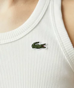 Lacoste Débardeur - Blanc Blanc -Lacoste Soldes Magasin a2c4e28e1eeb4cf28be85f3b0db8cc8c