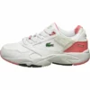 Lacoste STORM - Baskets Basses - Wht Dk Pnk