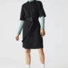 Lacoste Robe En Jersey - Bleu Marine