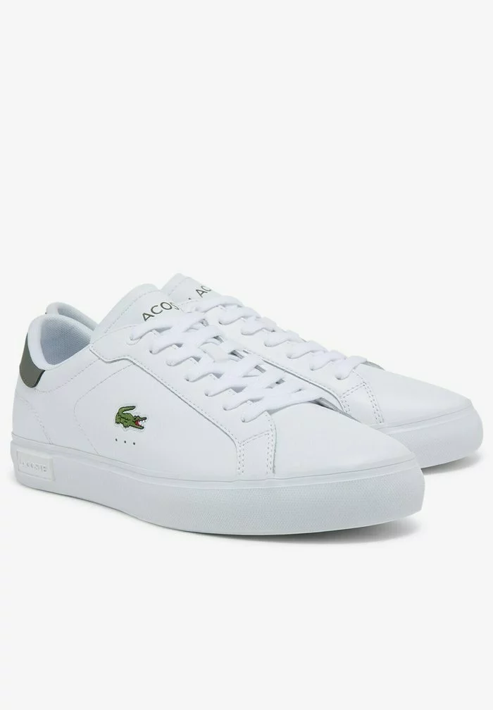 Lacoste POWERCOURT - Baskets Basses - Wht/khk 2 Lacoste POWERCOURT - Baskets Basses - Wht/khk – Image 2