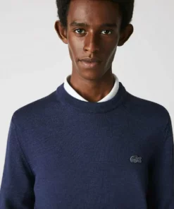Lacoste PULL - Pullover - Bleu Chine -Lacoste Soldes Magasin a48161133d5c4dc08f6cc20cf013e62e