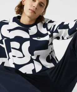 Lacoste Sweatshirt - Bleu Marine Blanc 9 Lacoste Sweatshirt - Bleu Marine Blanc -Lacoste Soldes Magasin a5b99e0bd4b04715ab436b2023c84f3a