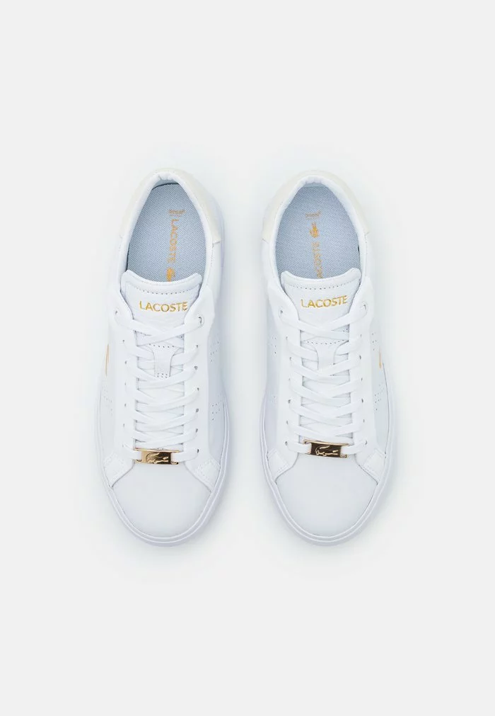Lacoste POWERCOURT - Baskets Basses - White/gold 6 Lacoste POWERCOURT - Baskets Basses - White/gold â Image 6