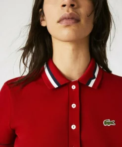 Lacoste Polo - Rouge / Blanc / Bleu Marine -Lacoste Soldes Magasin a6496b3112ee4b228e6028c816939d7d