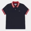 Lacoste Polo - Navy Blue/infrared/white