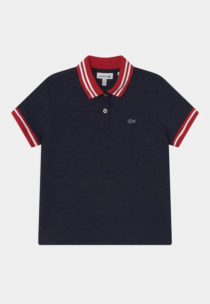 Lacoste Polo - Navy Blue/infrared/white 1 Lacoste Polo - Navy Blue/infrared/white
