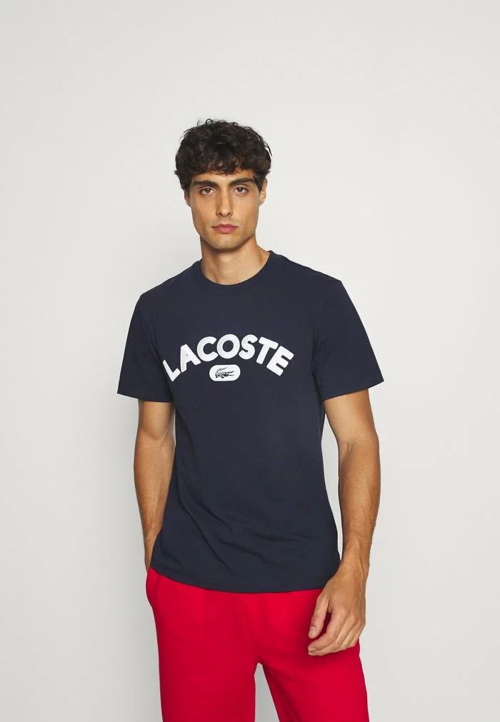 Lacoste T-shirt Imprimé - Marine 1 Lacoste T-shirt Imprimé - Marine