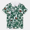 Lacoste Polo - White/green-fireman