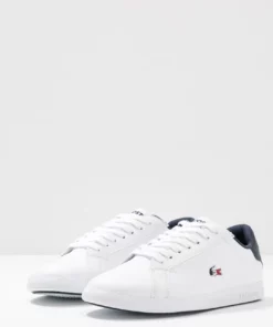 Lacoste GRADUATE - Baskets Basses - White/navy/red -Lacoste Soldes Magasin a772a6f6b0d74000a6cf83b187d6ae8c