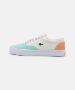 Lacoste JUMP SERVE - Baskets Basses - Offwhite/turquoise -Lacoste Soldes Magasin a807713ab45d479eb0426e065f00cabe