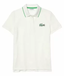 Lacoste Polo - Blanc / Vert -Lacoste Soldes Magasin a8396c93675d4525830470c85a9f56e6