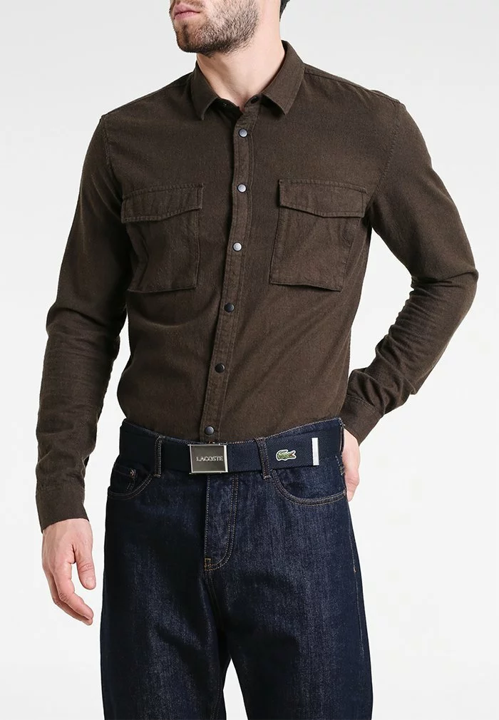 Lacoste CASUAL STRAP IN KIT UNISEX - Ceinture - Navy Blue 2 Lacoste CASUAL STRAP IN KIT UNISEX - Ceinture - Navy Blue – Image 2